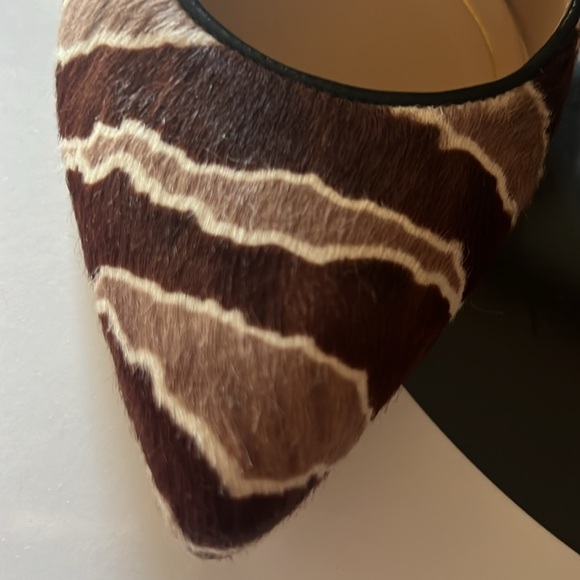 Gucci Calf Hair Animal Print D’Orsay Pumps size 9 - Picture 8 of 10